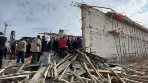 Şanlıurfa'da inşaatta göçük